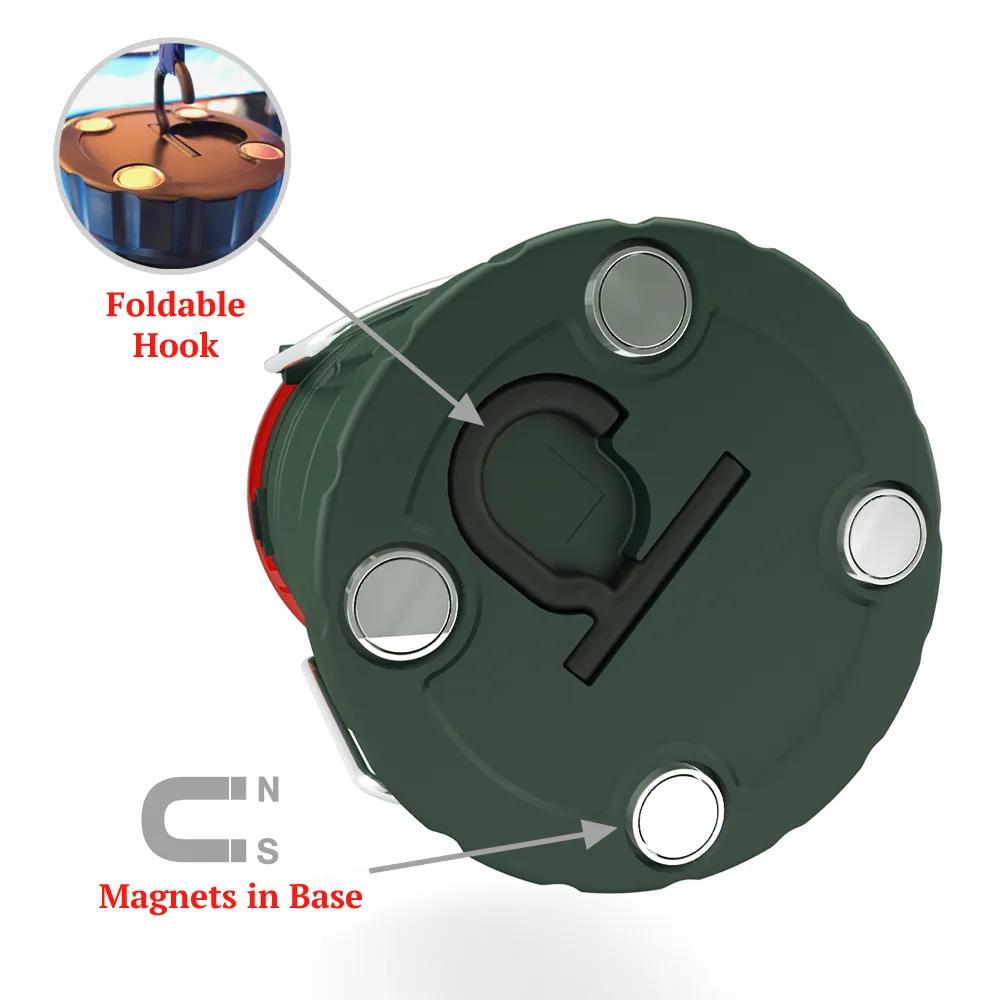 LED Camping Lantern Portable Hanging Flashlight - Magnetic Lantern, Torch and Beacon in One - Image 5